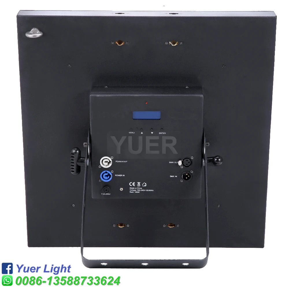 NIEUWE RGB 3IN1 LED Pixel Fan Spin Effect Podiumlicht DMX512 DJ Disco Bar Party Outdoor Indoor Muziek Geluidscontrole Club Prom