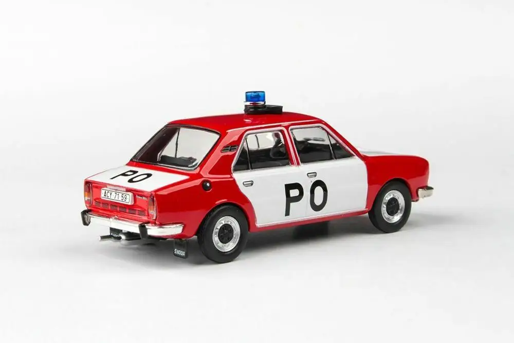 NEW 1:43 Skoo-da 105L 1977 Fire Engine PoliceCar By AbrRex Scale Models Diecast metal toys for collection gift