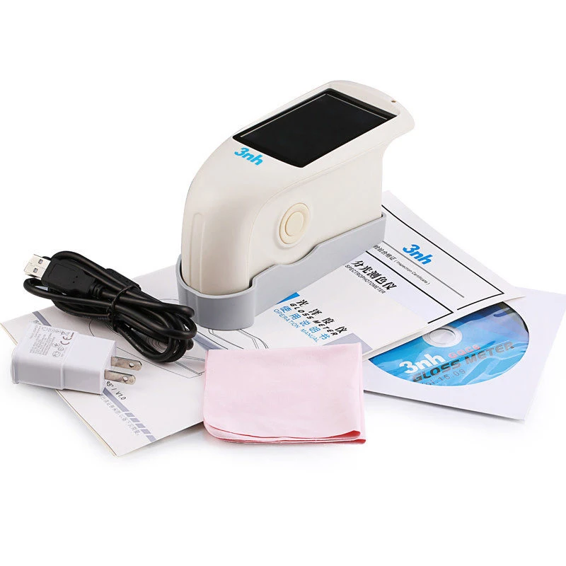 HG268 عالية الدقة Glossmeter 20 درجة 60 درجة 85 درجة لمعان الرقمية متر للسيارات طلاء الرخام البلاستيك لمعان تستر