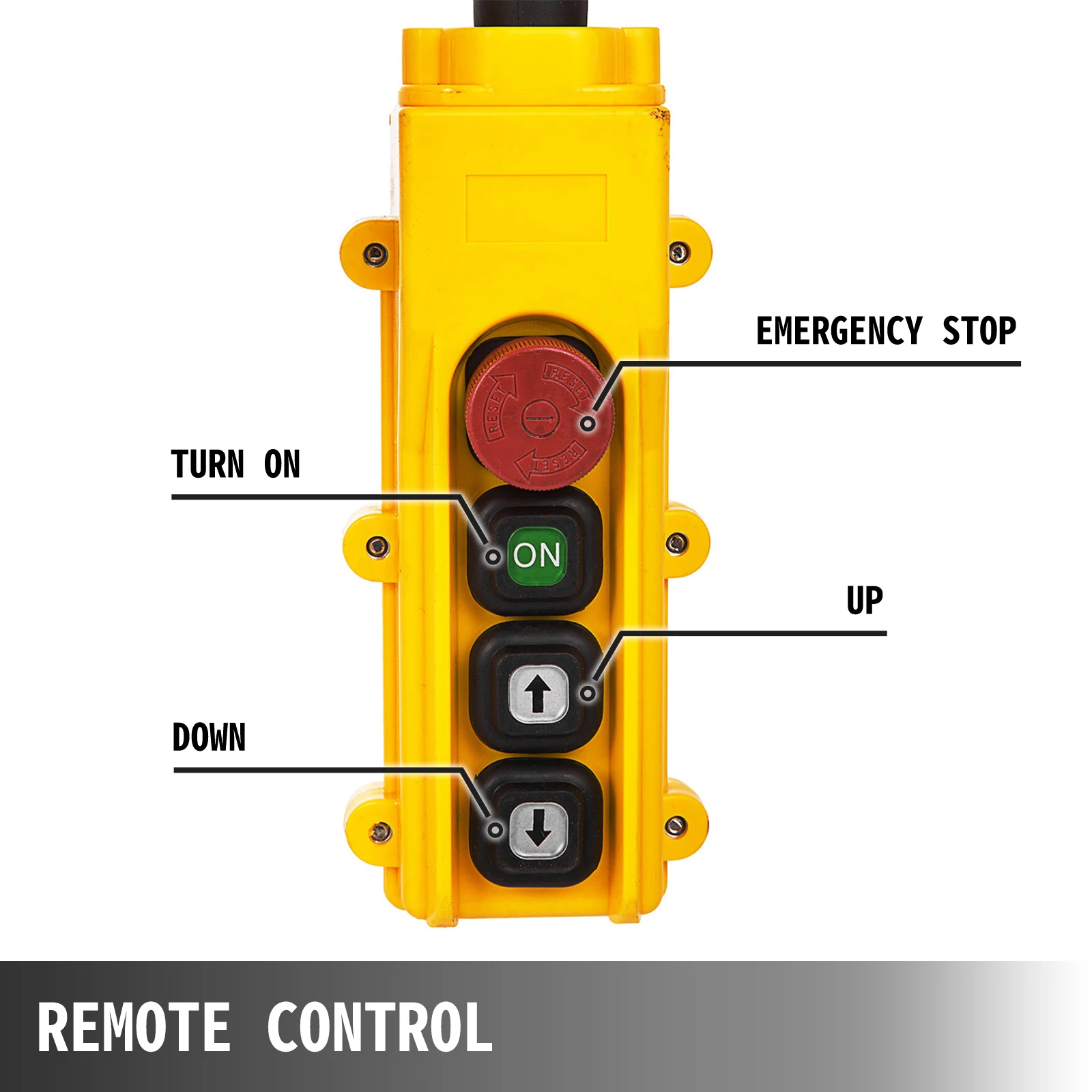 VEVOR 0.5/1Ton 1 PHASE Industrial Electric Chain Hoist 3M High Heavy Duty Cranes Hoists with Limit Switch Hot Forging G80 Hook