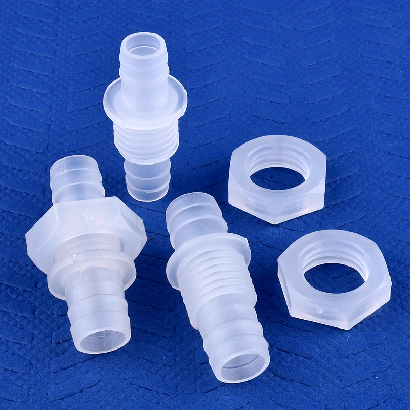 5~200Pcs Hex Nut M12~M16 To 8~12mm PP Pagoda Direct Connectors Aquarium Fish Tank Air Pump Adapter Irrigation Water Hose Joints