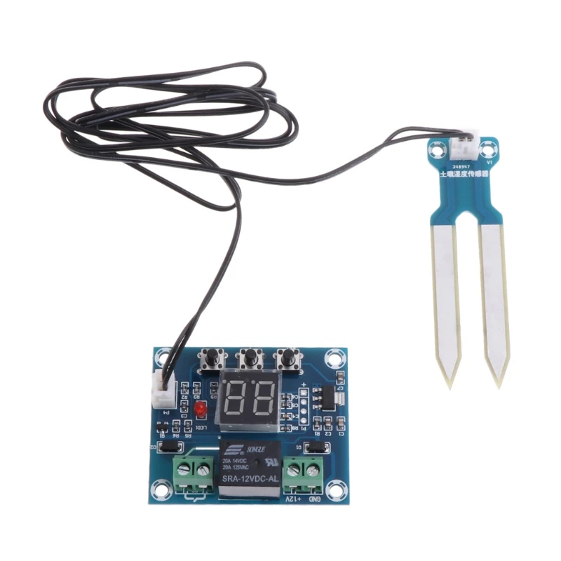 DC 12V Soil Moisture Controller Module Humidity Sensor Controller Irrigation System Automatic Watering Module