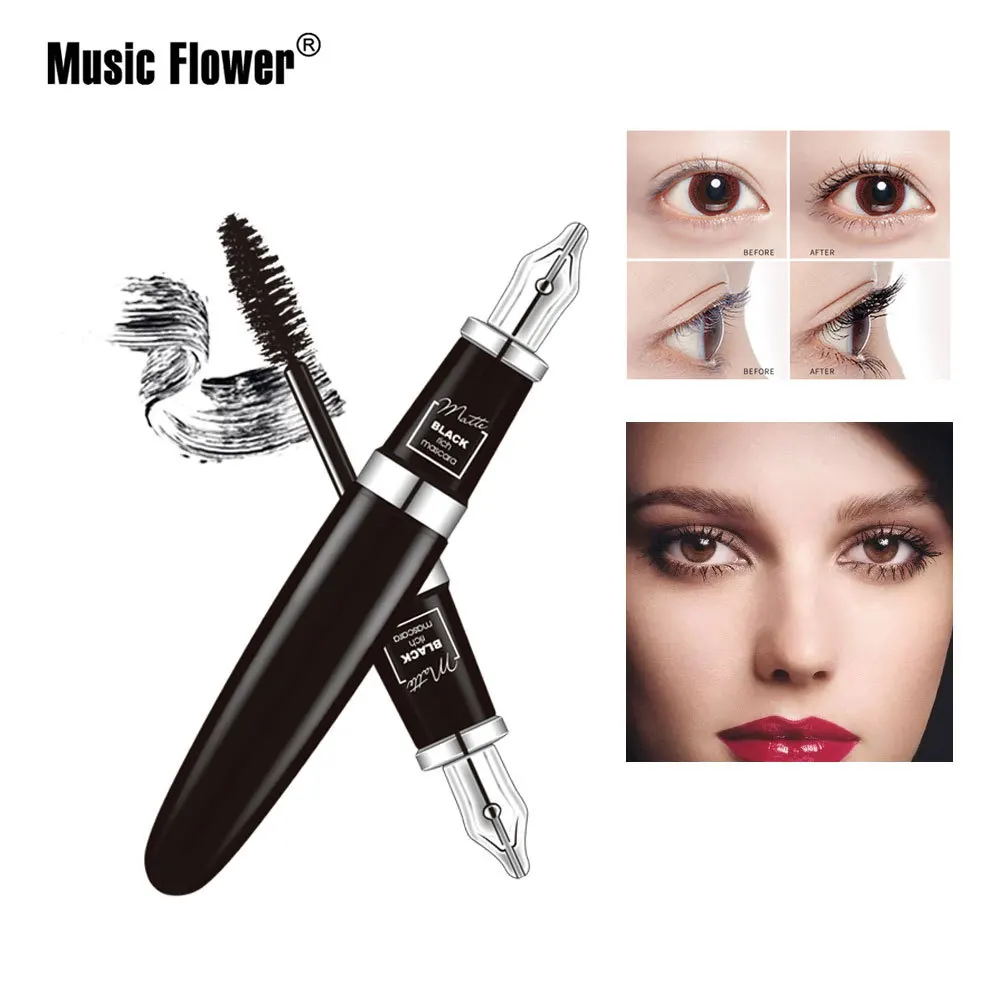 Music Flower Stretch Ingrich Mascara Olive Brush Head Rolled Mascara