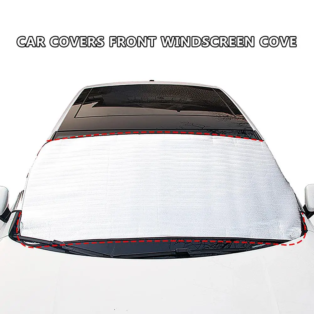 Winter Car Front Windshield Snow Ice Shield Guard Protector Cover Car Window Film Sun Shade Ice Shield Dust UV Protector Visor