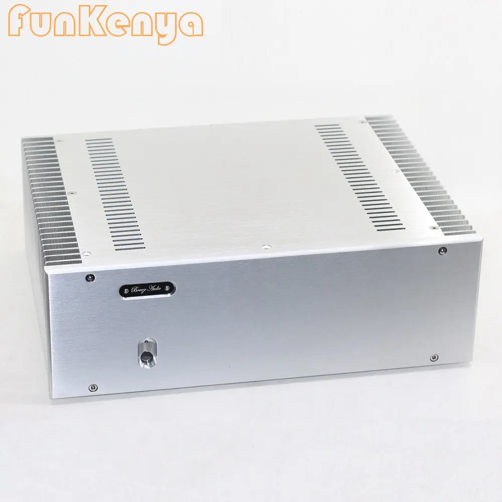 

W360 H120 D275 Anodized Aluminum Shell DIY Power Amplifier Chassis Heatsink DAC Decoder Cabinet Hi End Hifi Enclosure PSU Case