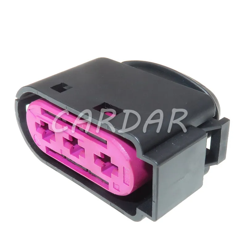 1 Set 3 Pin 1J0 937 773 Car Fuse Box Connector Plug Sealed Waterproof Sutomotive Cable Socket AC Assembly 1J0937773 For VW Audi