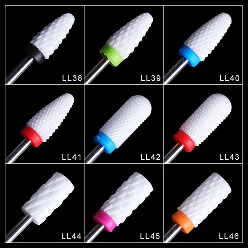 Fefex Manicure Keramische Slijpen Hoofd Voor Elektrische Nagellak Machine Accessoires Nail Art Slijpen Boor Frees