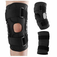 1 Pcs Adjustable Hinged Knee Brace Patella Support Sleeve Wrap Cap Stabilizer Sports Running Gym Wrap Knee Protector