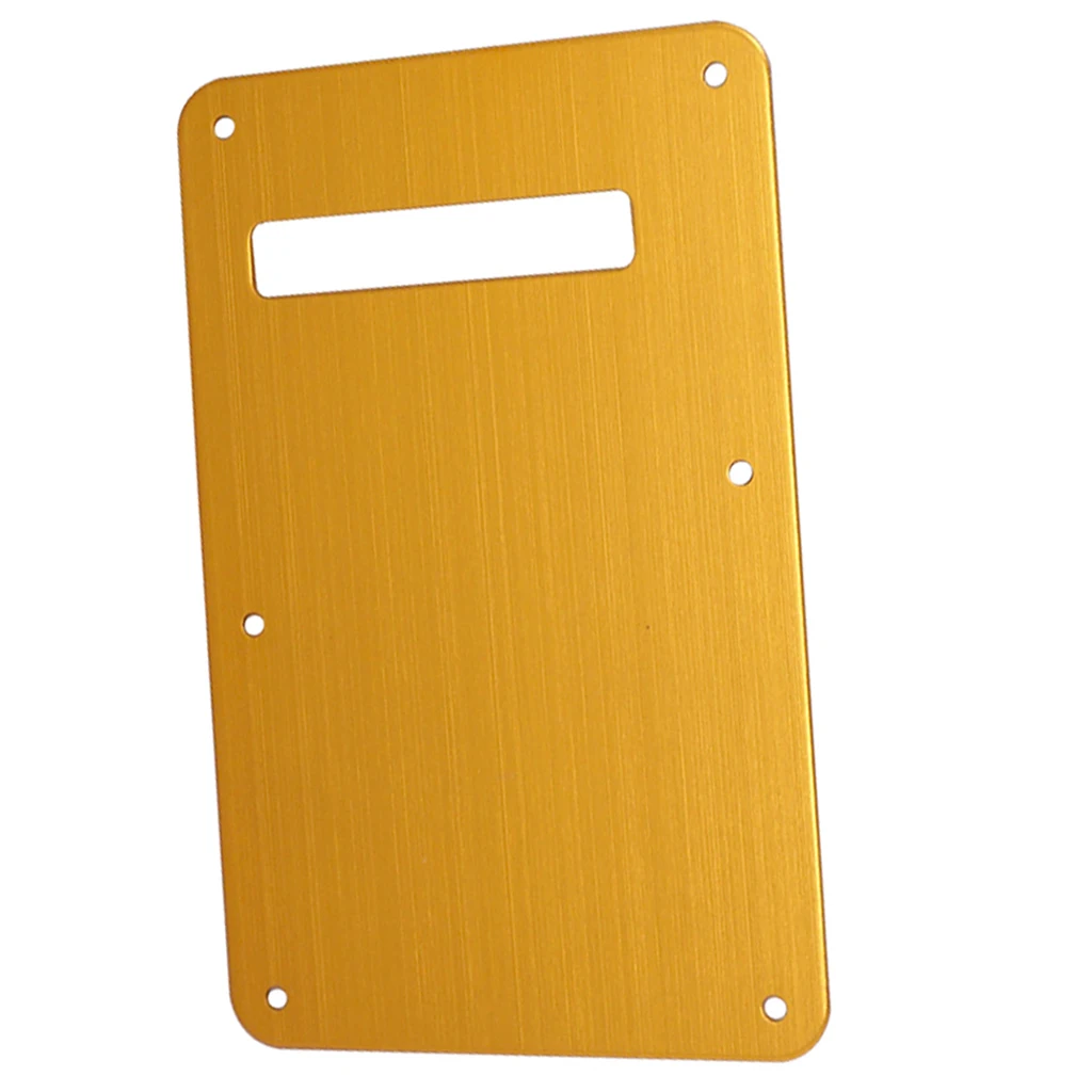 Metal Electric Guitar Tremolo Cavity Cover Back Plate 143 x 92mm, Gold