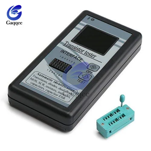 Multi-Purpose M328 Transistor Tester 128*160 Diode Thyristor Capacitance Resistor Inductance MOSFET Meter 1.8\'\' LCD ESR Digital