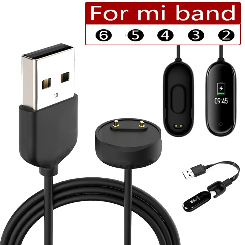 696 Charger Cable For Xiaomi Mi Band 3 4 Mi Band 3 Smart Bracelet Charger Mi Band 5 6 Charging Cable USB Charger Adapter