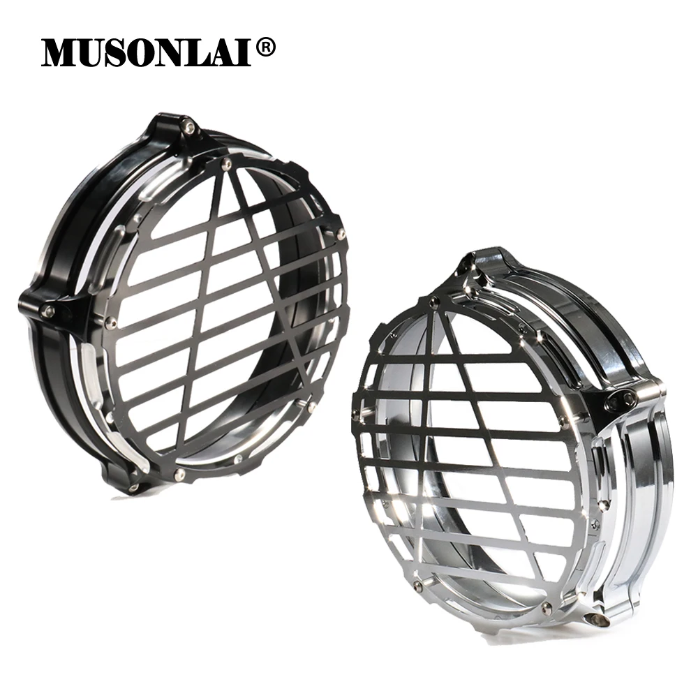 

Motorcycle Front Headlight Guard Cover Protector Grille Headlamp Bezel Trim Ring for BMW R nineT RnineT R Nine T Scrambler Pure