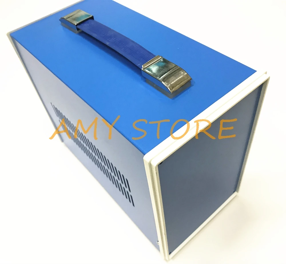 270mm x 210mm x 140mm Blue Metal Enclosure Case DIY Power Junction Box Instrument Equipment Case210*140*270mm(no screws included