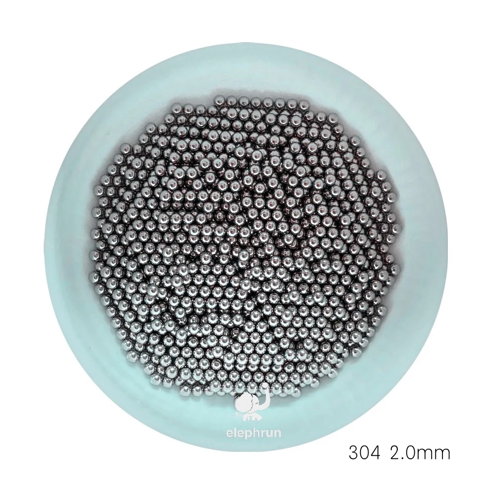 2mm AISI304 Stainless Steel Ball Grade 25 High Precision Solid Bearing Balls