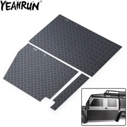 YEAHRUN TRX4 Metal Anti-Skid Plate RC Car Luggage Rack Side Door Sunroof Decorative Guard for 1/10 TRX-4 Defender Parts