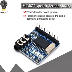 WAVGAT 1PCS MT8870 DTMF Voice Decoding Module Phone Module Speech Decoding Voice Board Module LED Indicators With Pins