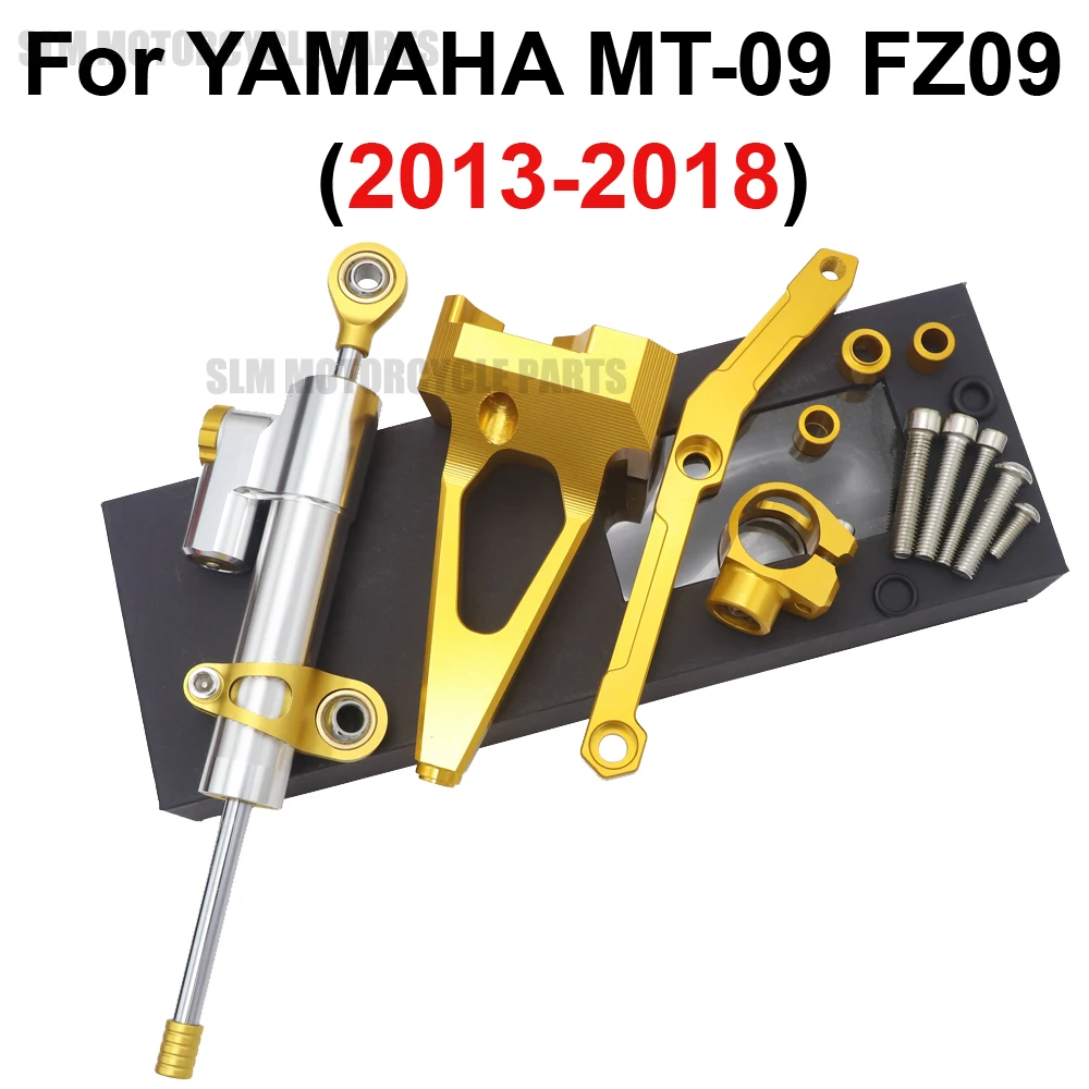 

For Yamaha MT-09 2015 2016 2017 2018 2019 2020 Steering Damper Mounting Bracket Kit Stabilizer MT09 FZ09 Reversed Safety Control