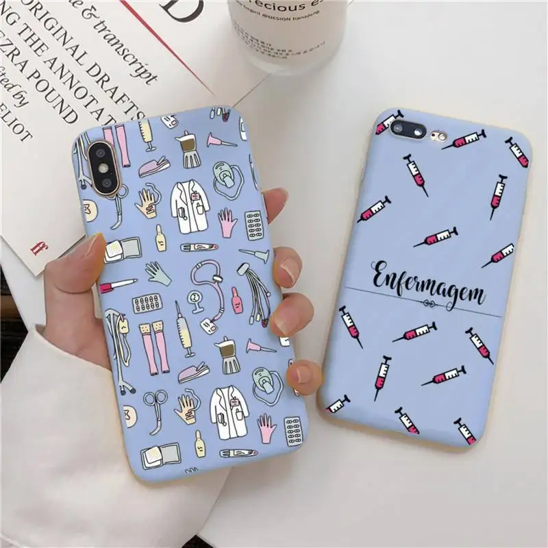 Nurse Medical Medicine Health Heart Phone Case for iPhone 11 12 13 mini pro XS MAX 8 7 6 6S Plus X 5S SE 2020 XR case