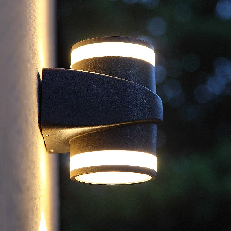 New patented design wall light, Outdoor Waterproof Modern LED Wall Light Indoor Sconce, double head 6W AC85-265V