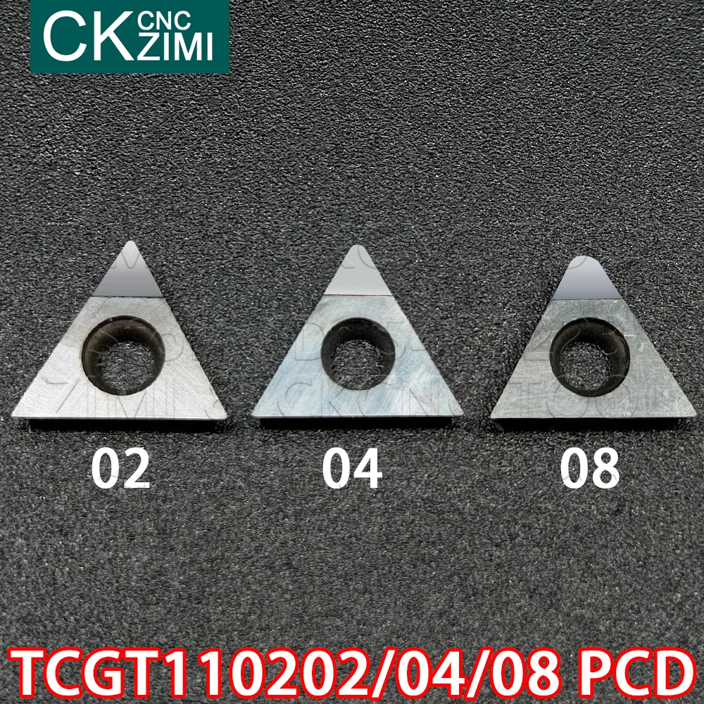 TCGT110202 PCD TCGT110204 PCD TCGT110208 PCD إدراج إدراج الماس تحول إدراج أداة أدوات الكمبيوتر TCGT 16T3 للألمنيوم النحاس