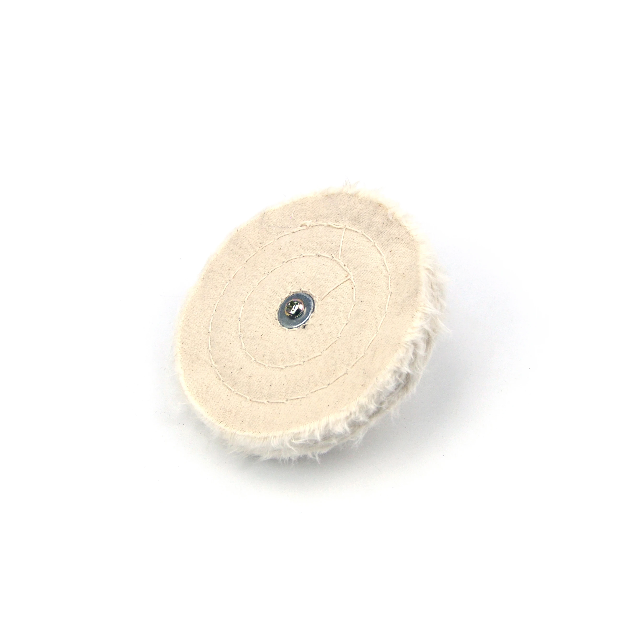 1 MÁY TÍNH 2/3/4/5 Inch Vòng Đầu Mài Vải Cotton Đánh Bóng Đệm có Bánh Xe 6mm Mandrel cho Mũi Khoan Dụng Cụ Mài