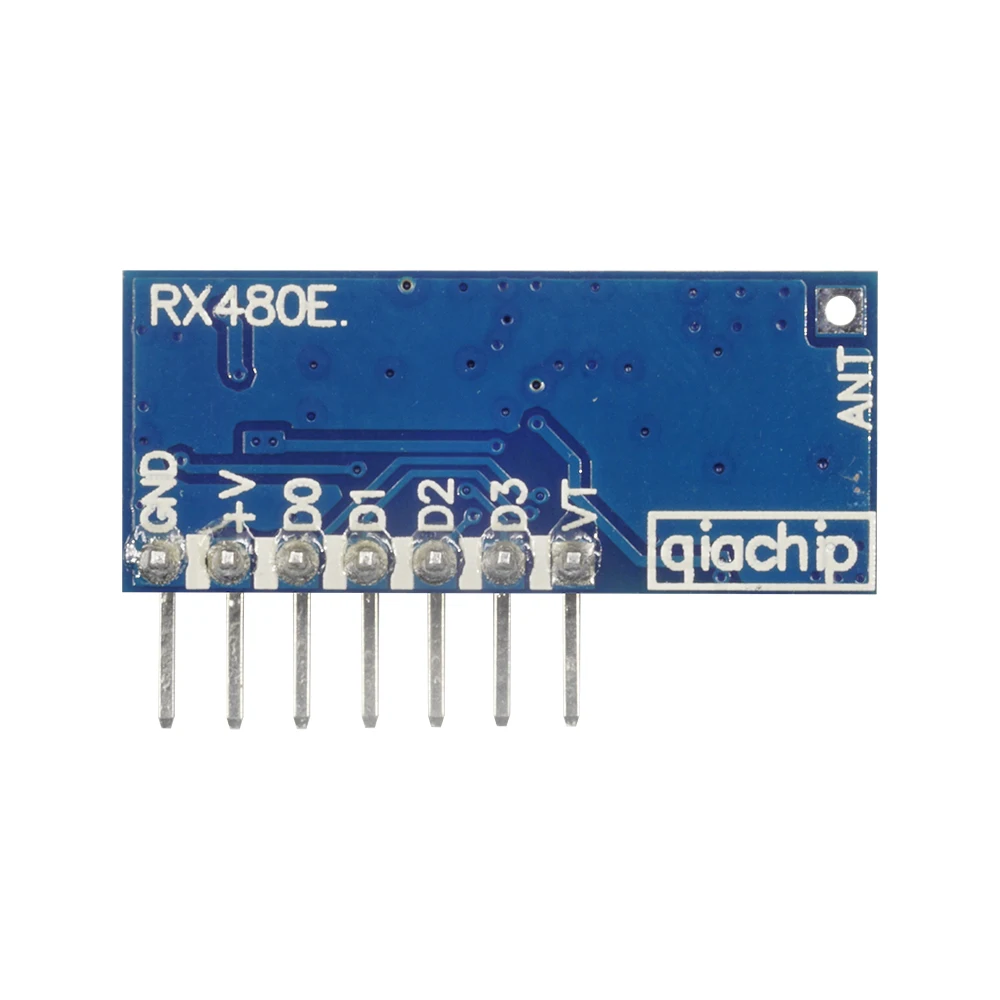 QIACHIP 10PCS 433.92MHz Super Heterodyne Receiver Module With Decoding Wireless Decoding Module Remote Control 1527 Learning