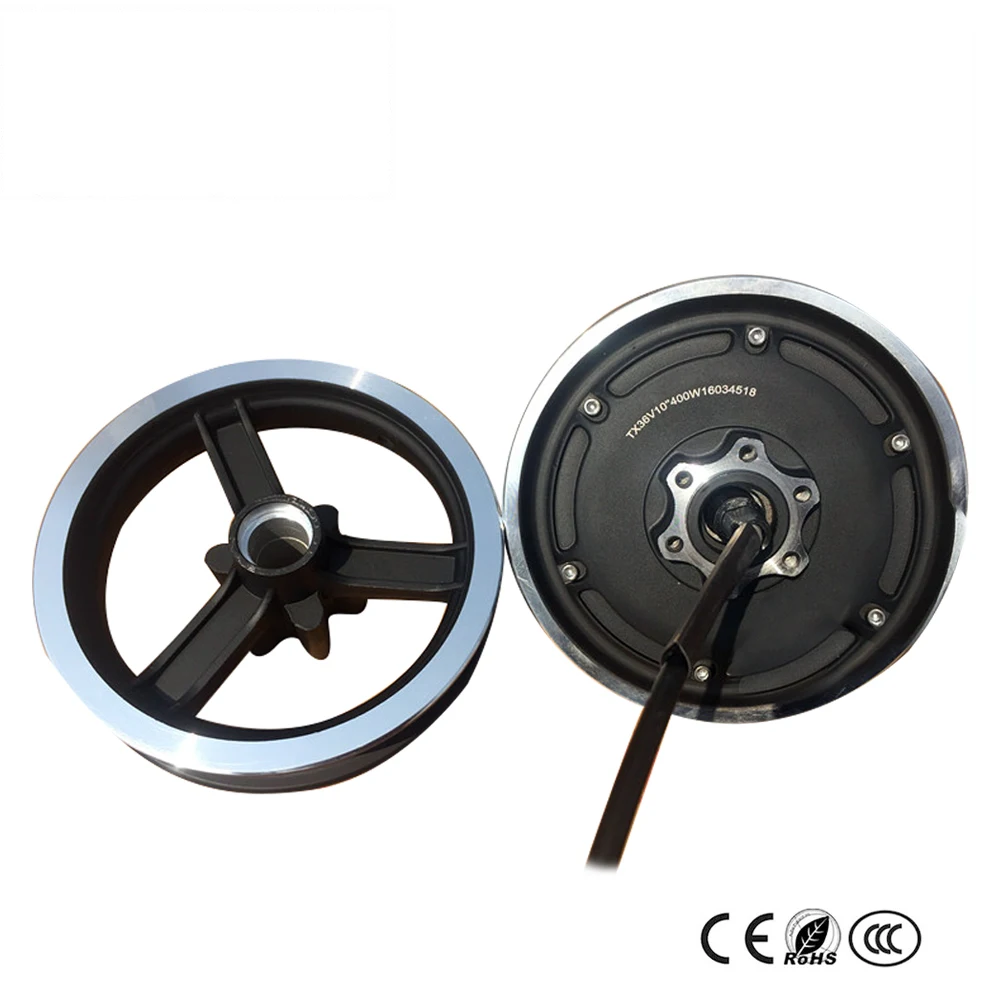 electric bike conversion kit 10 inch Electric Hub Motor wheel 36V 48V Scooter wheel motor accessories Brushless motor high speed