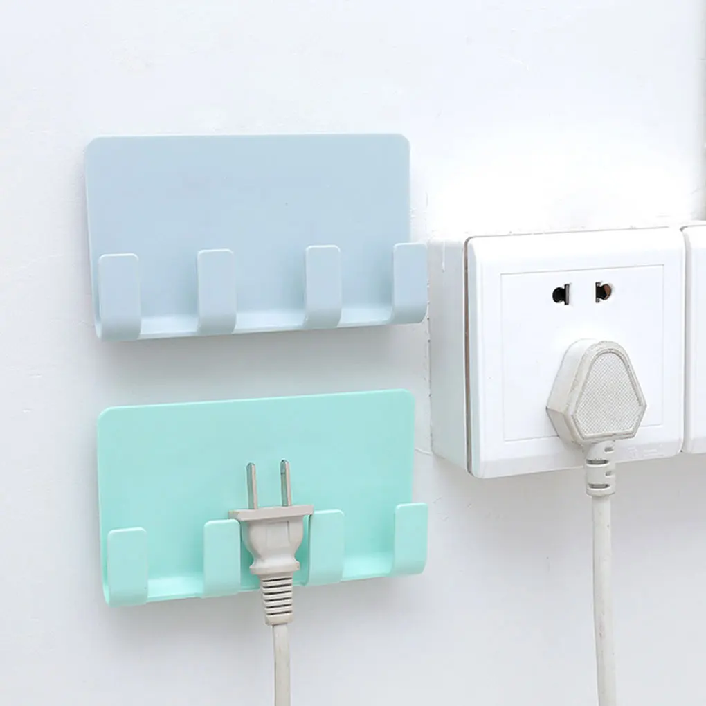 Telefoon Opladen Houder Haak Socket Sterke Kleverige Lijm Mobiele Telefoons Stand Rack Badkamer Opknoping Plank Scheermes Hanger