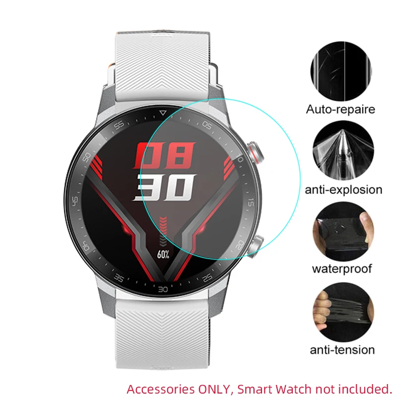 Película protectora transparente de TPU suave para reloj inteligente ZTE Nubia RedMagic, Protector de pantalla, cubierta protectora, 5 uds.