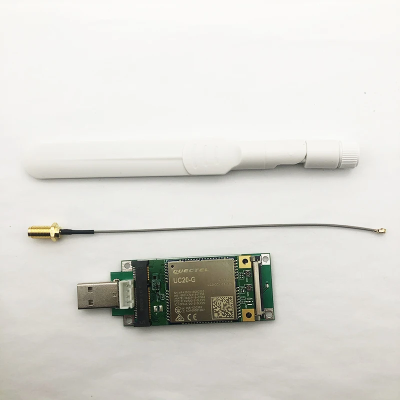 10sets UC20-G Mini Pcie+IPEX SMA pigtail+5dbi antenna+MINI PCIE to USB adapter with SIM card slot 3G module