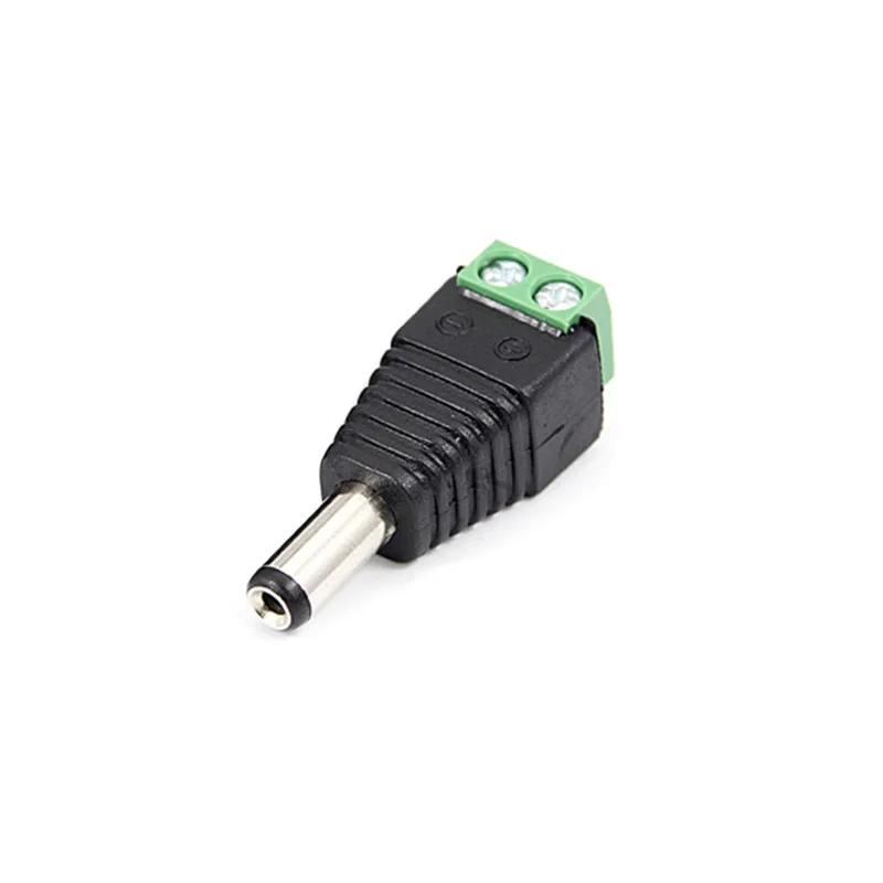 UNISIAN Female Male  DC Power Plug Adapter 5.5mm x 2.1mm DC  Female Jack Male Plug Socket Connector