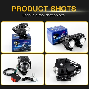 U5-Motorrad-Scheinwerfer für Yamaha, VMAX, NMAX, XMAX, TMAX, VMAX1200, NMAX125, NMAX155, Frontprojektor, Light Emittent, X-Max 125, 200, 250, 400 8 Hauptverkäufe Nmax Lights - №7
