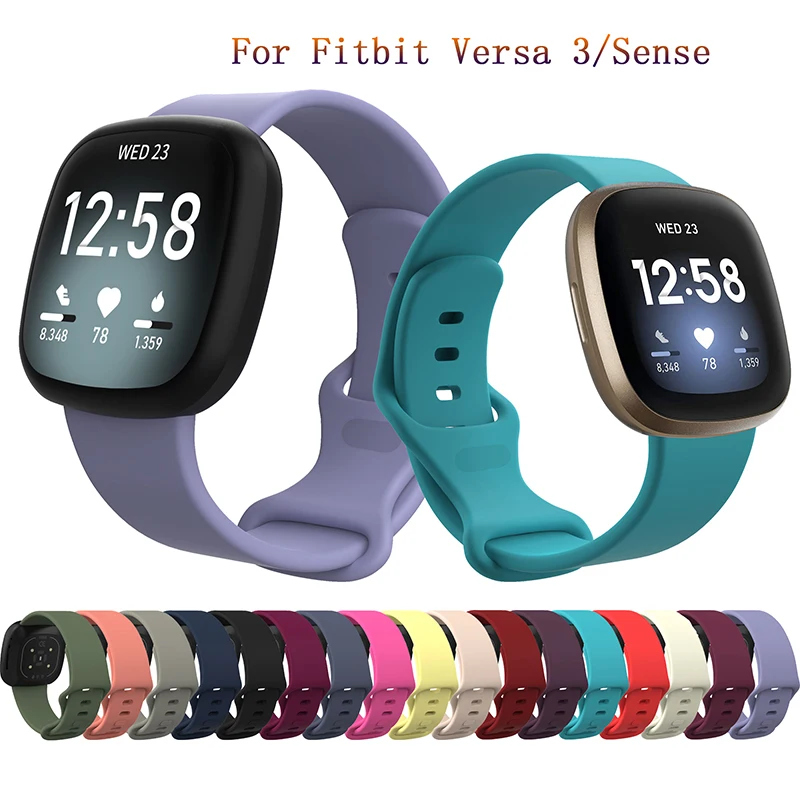 Colorful replacement Strap For fitbit Versa 3 4 Quick release bracelet For fitbit Sense Smart watch For Fitbit Versa3 accessorie