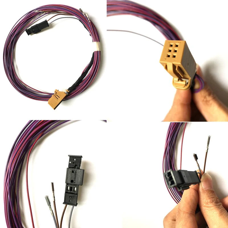 READXT Car Parking Button OPS Automatic Radar Switch Wire Cable Harness Plug For VW JETTA Golf 6 MK6 1TD 927 122 1TD927122