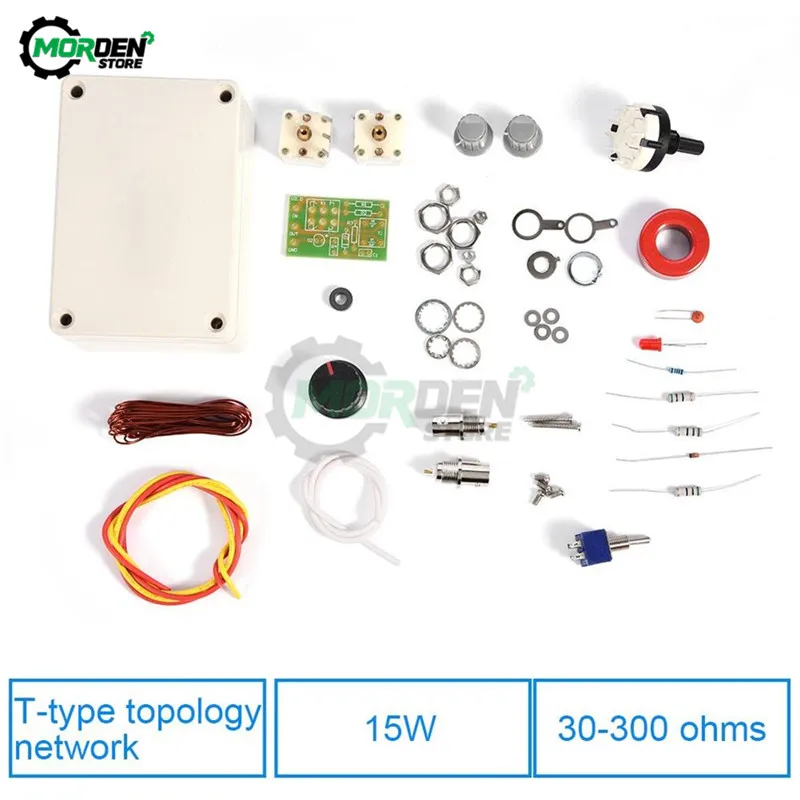 QRP 1-30MHz Manual Days Antenna Tuner Tune Accessories Kits with Indicator for Ham Radios DIY Electronics