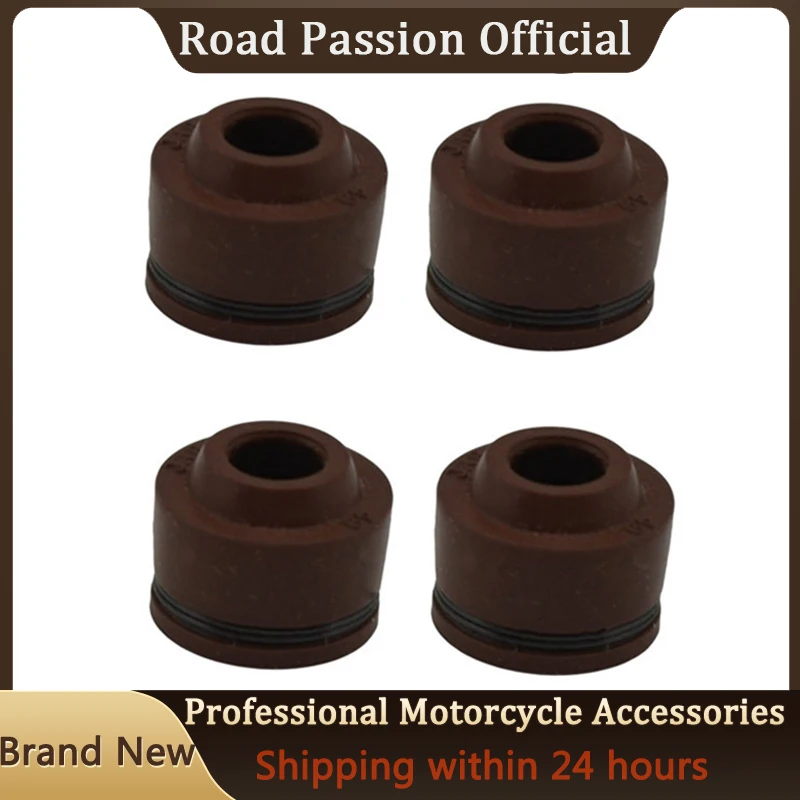 Road Passion 4pcs Cross Motorcycle 100% Brand New Spiracle Valve Stem Oil Seal For Yamaha TTR250 TTR 250