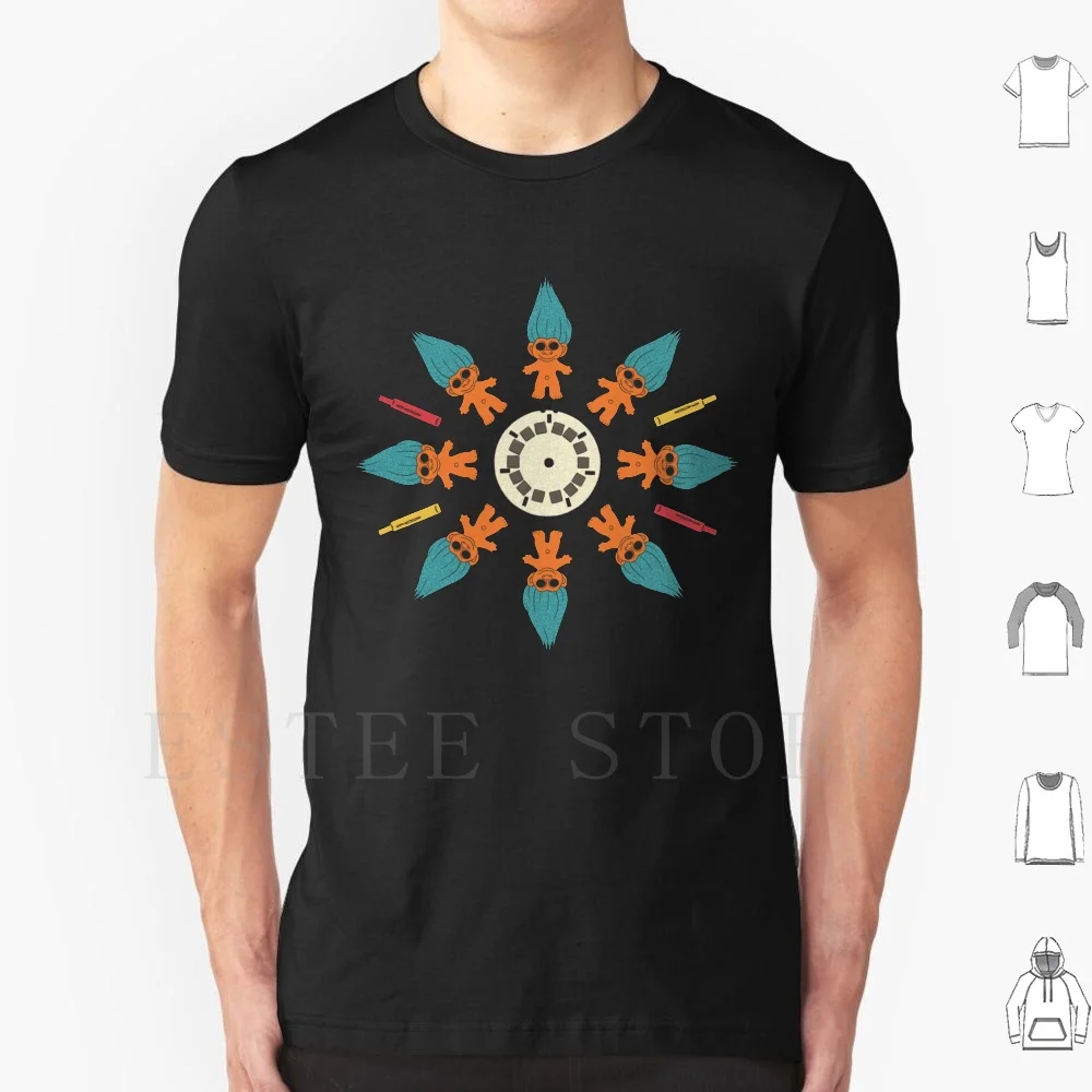 Caleidoscópio brinquedos t camisa diy tamanho grande 100% algodão brinquedos retro brinquedos vintage fisher preço visor barril de