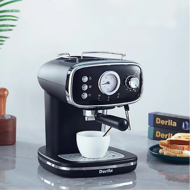 15 بار الكهربائية اسبريسو الايطالية صانع القهوة مضخة ماكينات نوع لاتيه كابتشينو الحليب فقاعة صانع البخار درجة الحرارة العرض