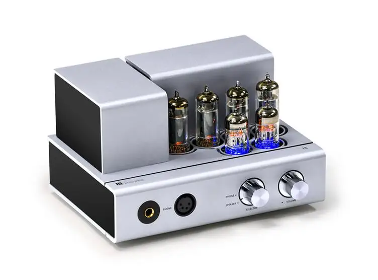 

12w*2 MUZISHARE i3 Vacuum Tube Power Amplifier/Headphone Amplifier/Bluetooth/Class A Fever Tube Amplifier/6H2N-EB x2 6P1 x4