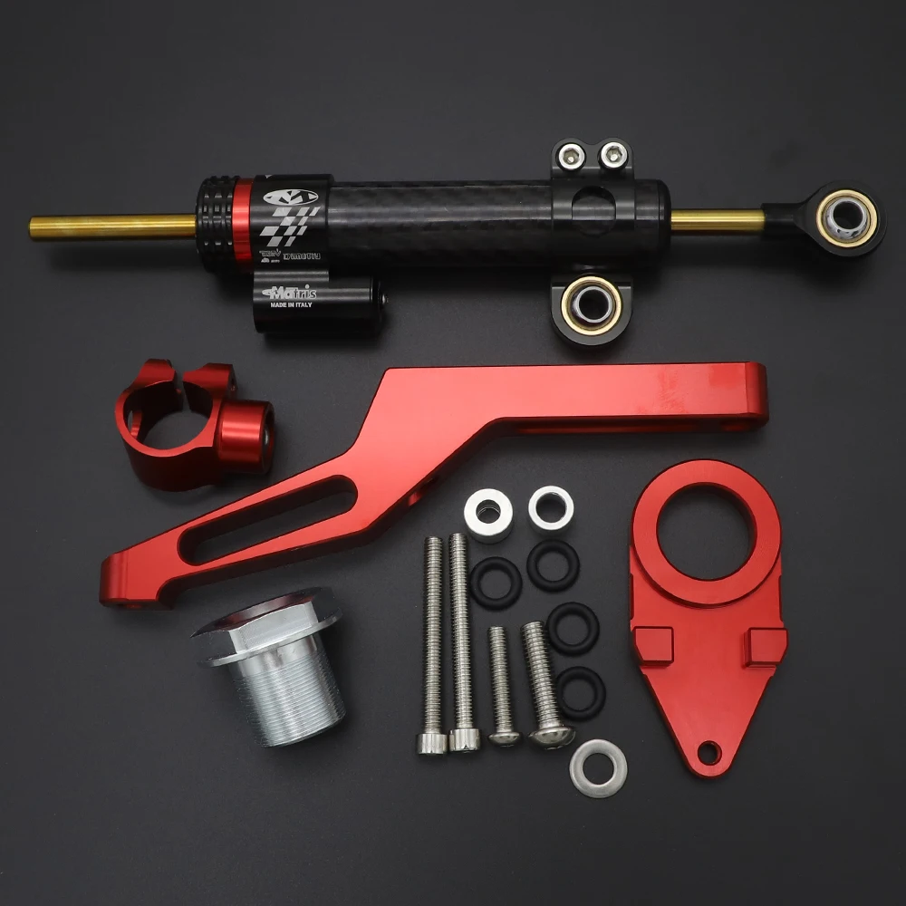 Für Kawasaki Ninja ZX-6R ZX6R 636cc 2009-2025 Motorrad Zubehör NINJA ZX 6R Lenkung Dämpfer Halterung Mount Kit