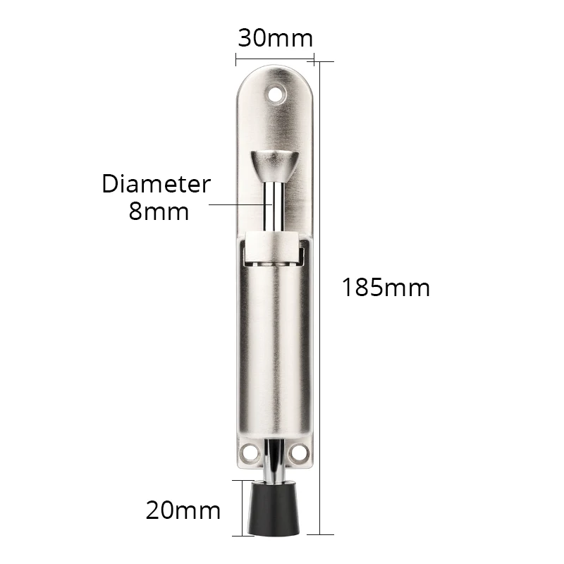 KAK Türstopper aus Zinklegierung mit fußbetriebenem Hebel, verstellbarer Kickdown-Türhalter aus Bronze, Türstopper-Hardware, Türpufferbeschläge