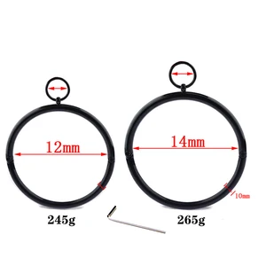 ステンレススチールカラーネックリングスレーブbdsmメタルカラー奴隷ボンデージポジショニング包帯フェチアダルトゲームセックスおもちゃ 8ベストセールスヘビースチールBDSMカラー-5