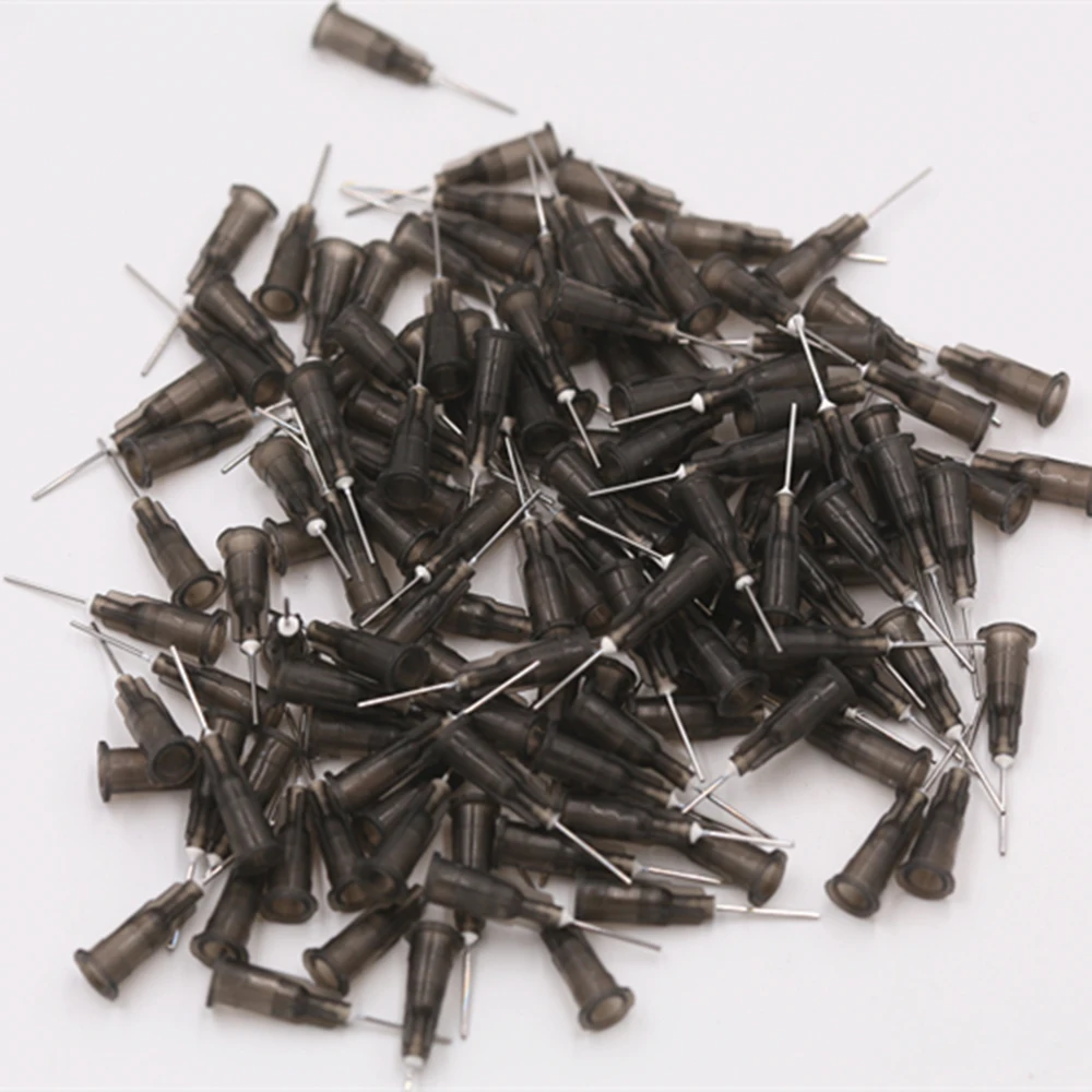 25 개/가방 정밀 passivated S.S. 분배 팁 접착제 디스펜서 바늘 14G,15G,16G,17G,18G,19G,20G,21G,22G,23G,25G,27G