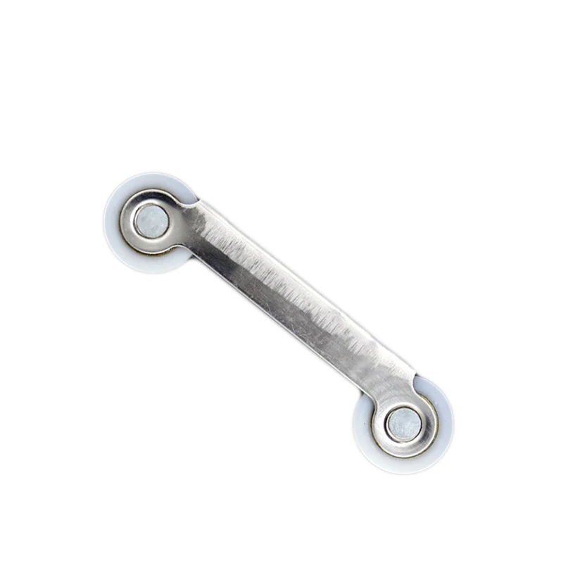 High Silver Pulley 2 Rubber Rollers For Sliding Door Track Roller Frameless Fold Frameless Balcony Window Rollers Pnch Roller