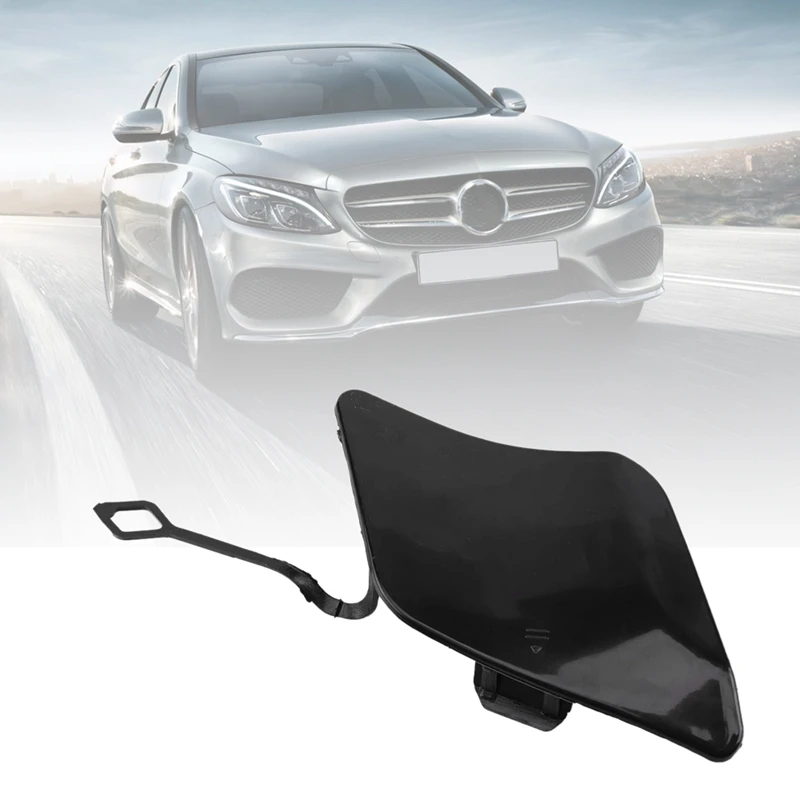 Amortecedor dianteiro do carro gancho de reboque capa para os olhos apto para mercedes benz classe c w204 2011 2012 2013 2014 2048850526 a2048850526