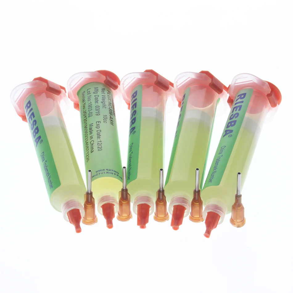 High Quality RIESBA NC-559-ASM 10cc Flux oil cylinder Welding Solder Paste (2pcs/lot 5pcs/lot 10pcs/lot)