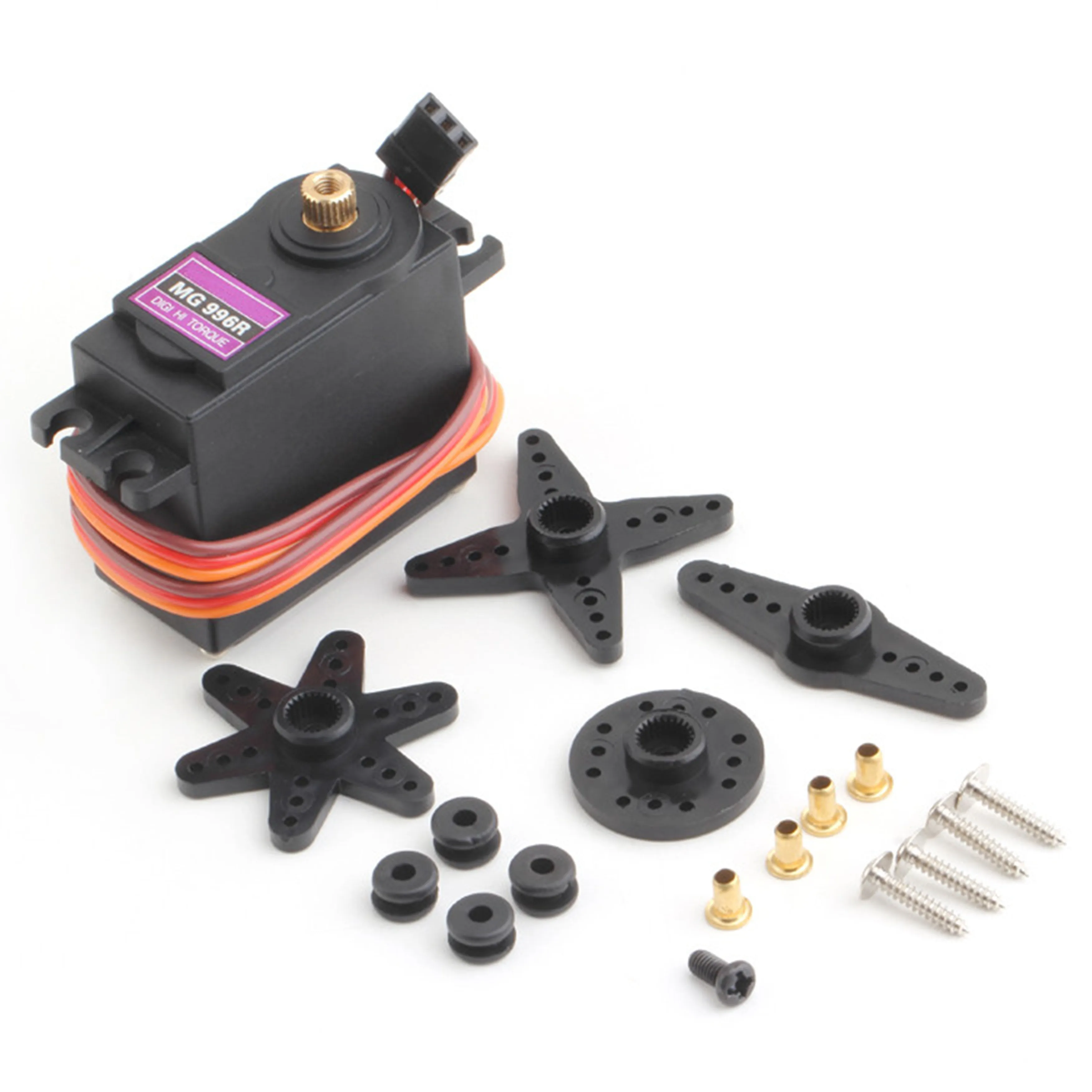 4 قطعة 13 كجم 15 كجم المجهزة المعدنية الرقمية MG995 MG996 MG996R سيرفو ميتال جير موتور ل Futaba JR سيارة RC هليكوبتر قارب لتقوم بها بنفسك اللعب #6