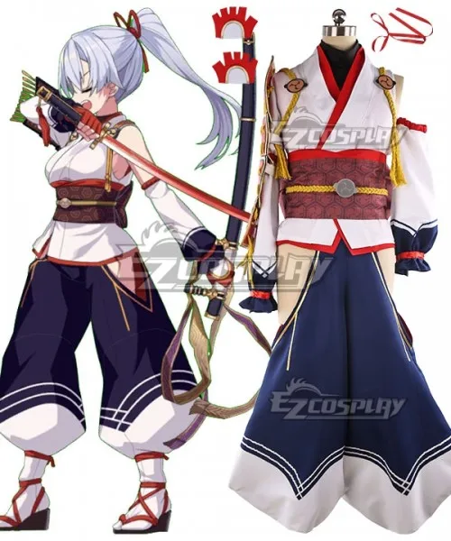 Fate Grand Order Tomoe Gozen Outfit Kimono Halloween Carnival Party Uniforms Suit Adult Suit Set Cosplay Costume E001