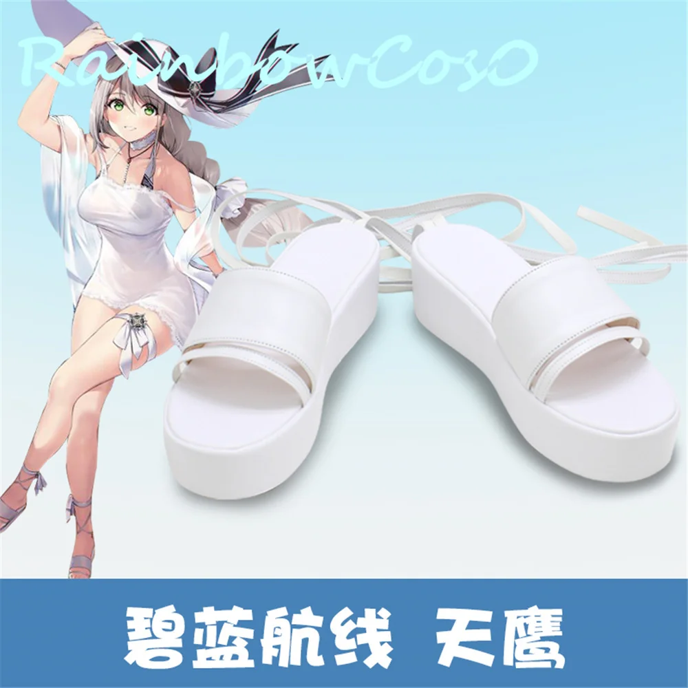 

Azur Lane RM Aquila Обувь для косплея Сапоги Рождественская игра Аниме Хэллоуин W1681