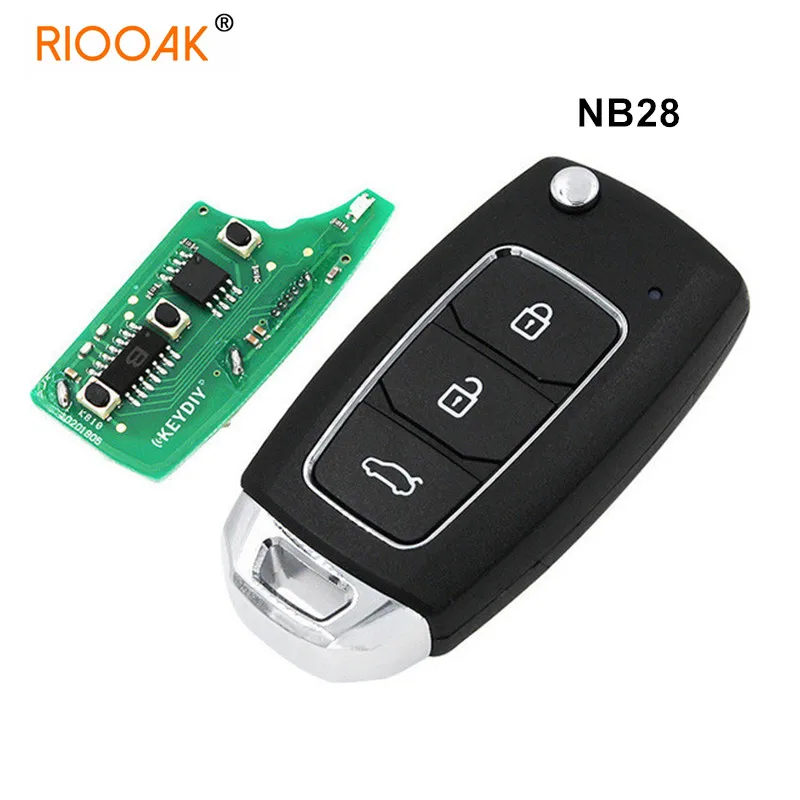 KEYDIY KD NB28 NB Series Universal Multi-functional 3 Button Remote Control for KD900/KD200/URG200/KD-X2/KD MINI with pin